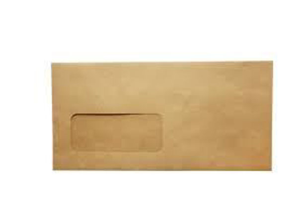 Marander #8 Manilla Window Envelopes 70grm