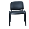 Image BIFA Side Chair w/o Arms - Black Vinyl