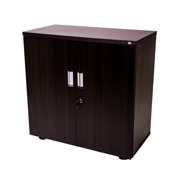 Torch 2-Shelf Cupboard w/Doors - BW