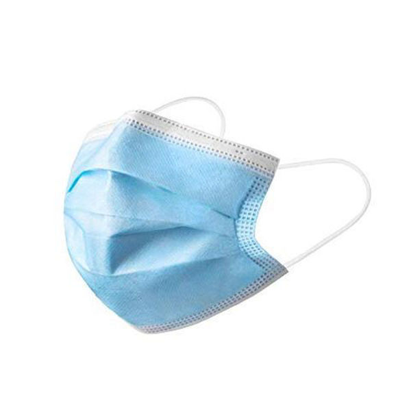 Picture of 52-001 3-Layer Disposable Protective Face Mask (50/Box)