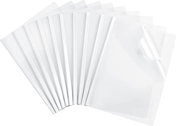 Picture of 40-021 CF Plastic Report Cover w/Spine Clear