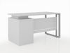 Picture of ET-D127GY Evolve 1200 x 700 Desk w/Cupboard  Grey