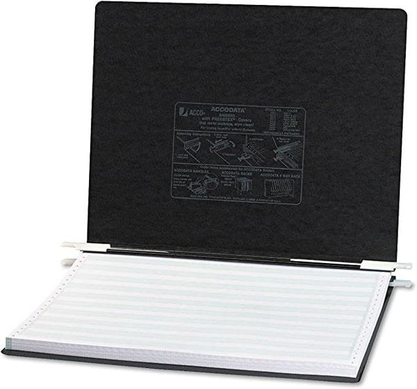 Picture of 04-016B 14-7/8x11 Data Binder Black Acco #54071