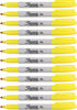 Picture of 53-054A Sharpie Permanent Marker Fine - Yellow #30035