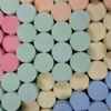 Picture of 17-004 Coloured Dustless Chalk Non-toxic (100) #JL-019C