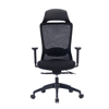 Picture of AA-5317BK Anji High Back Full Headrest Mesh Chair w/Arms - Black