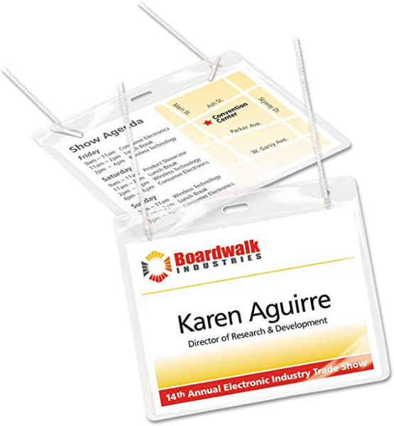 Picture of 02-003 Avery 3 x 4 Hanging Name Badge #74459