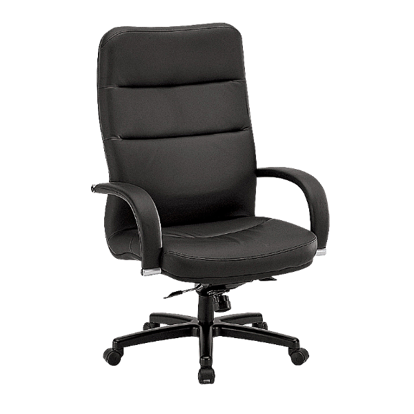 Picture of CH-3900 A446 Luminar High Back Polyurethane Leather Exe.Chair Bk.