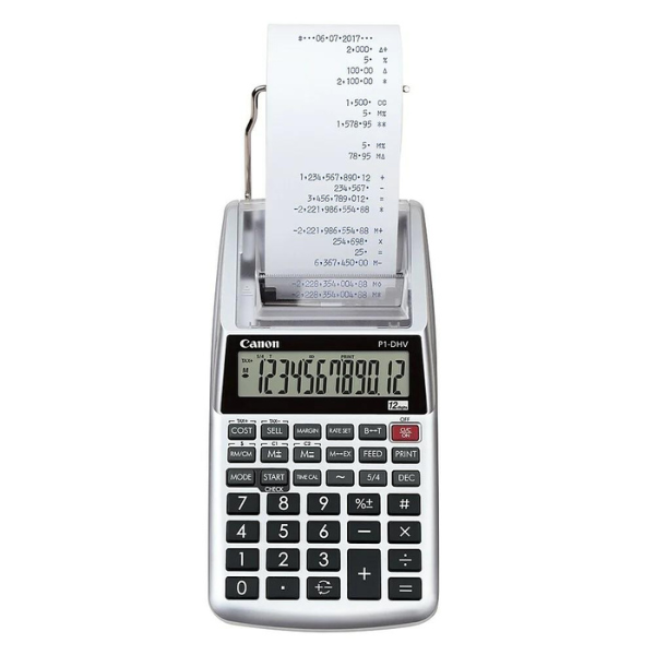 Picture of 09-082B Canon PI-DHV 12-Digits Handheld Printing Calculator