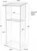 Picture of UP-001 46 x 22.5 Acrylic Podium - Clear