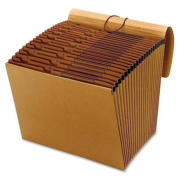 Picture of 37-024A A-Z Expanding File w/Cord L/S #K-17A-OX / 1817AE