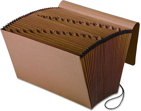 Picture of 37-020 1-31 Expandable File w/Cord F/S #K-19D-OX/1819D