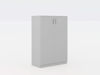 Picture of ET-C3SGY Evolve 800 3-Shelf Cupboard w/Doors - Grey