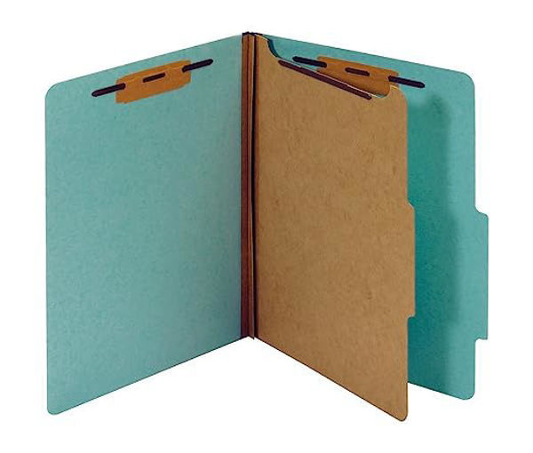 Picture of 37-032 Classification Folder 4-P L/S Blue #PU41LBL