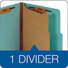 Picture of 37-032 Classification Folder 4-P L/S Blue #PU41LBL