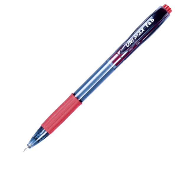 Picture of 62-042 Unimax Fab Ret. Ball Point Pen 1.0mm - Red #803