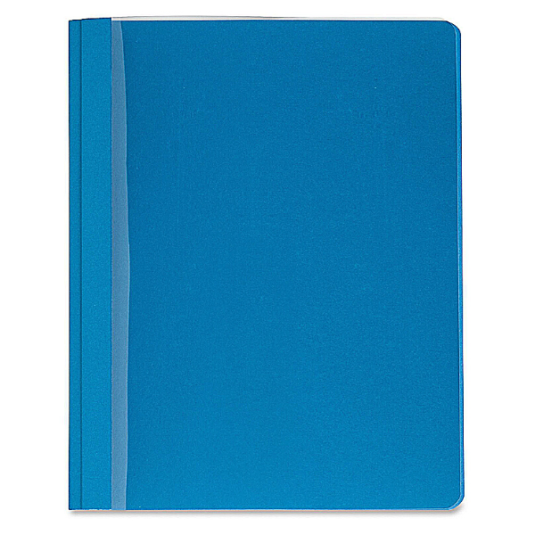Picture of 40-002B B/Source Plastic Front Folder - Lt. Blue #78519