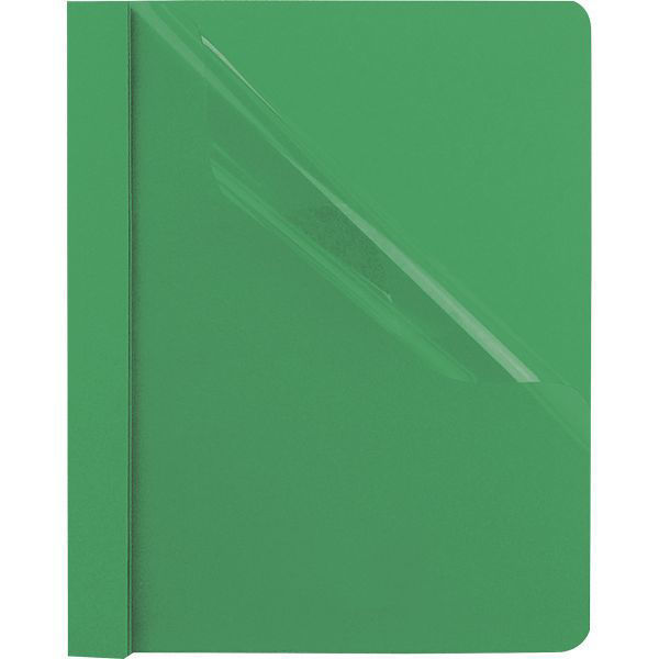 Picture of 40-005 Oxford Plastic Front Folder - Green  #55807EE