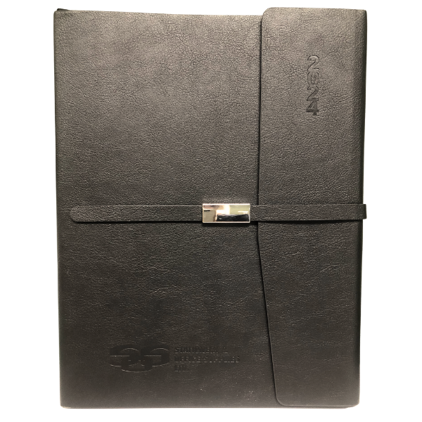 Picture of 90-009 SOS Exec. 8X11 Appt. Diary (Black/Tan) 1-DAY