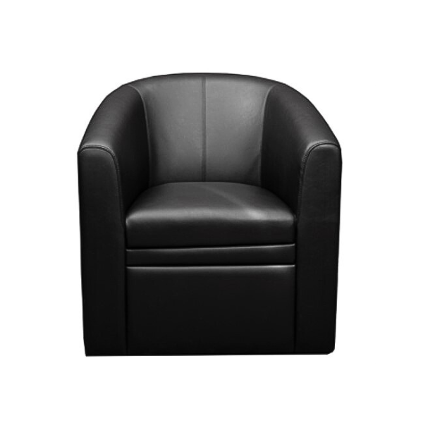 Picture of AA-S91131 Image 1-Seater PU Bucket Sofa - Black