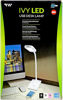Picture of 47-004 Ivy Desk Lamp w/USB Port - White #IVY-40WT