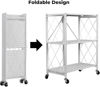 Picture of AZ-RYX53W Image 760H x 720W Foldable 3-Shelf Rack - White
