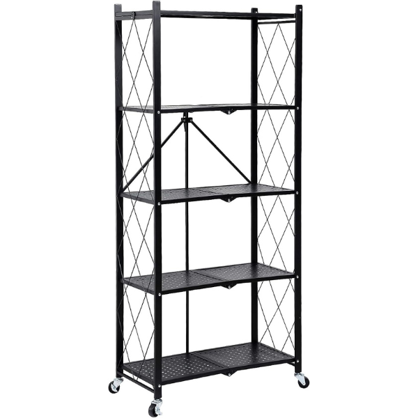 Picture of AZ-RYX55B Image 1620H x 720W Foldable 5-Shelf Rack - Black