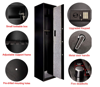Picture of 09-006  Gun (Rifle) Safe 13.8Wx12Dx57H - Black