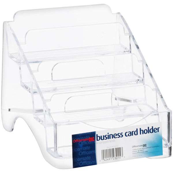 Picture of 08-015 4-Tier Business Card Holder - #OIC23015