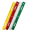 Picture of 71-010 CLI 12" Plastic Ruler Coloured #77412