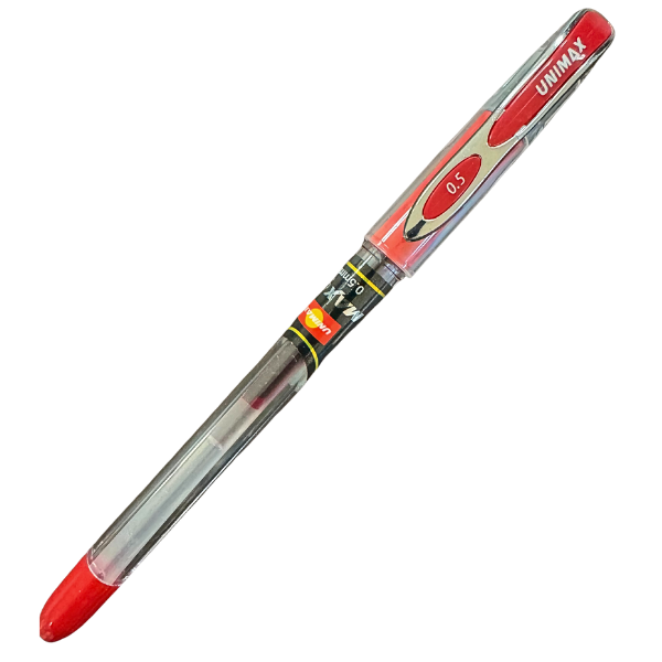 Picture of 62-017 Unimax Max Gel Pen 0.5mm - Red #4757